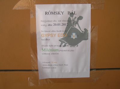 Romsk bal 20 januari i Poprad.